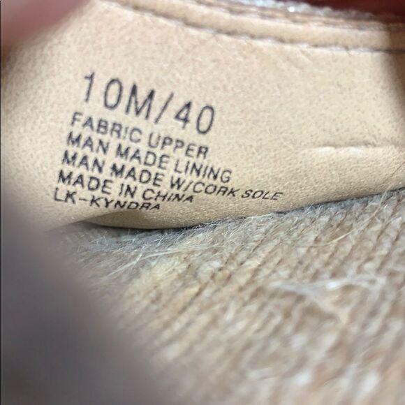 Lucky Brand Kyndra Wedge Espadrille Sandals Sz 10 - Picture 6 of 7